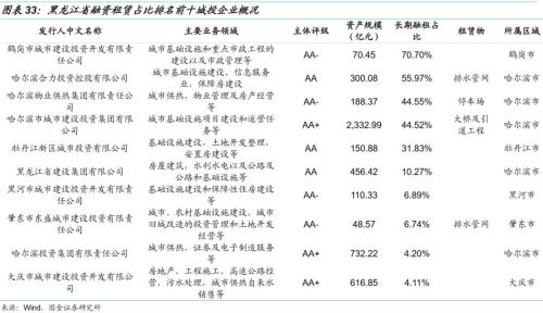 【国金固收】城投非标知多少?——东北篇