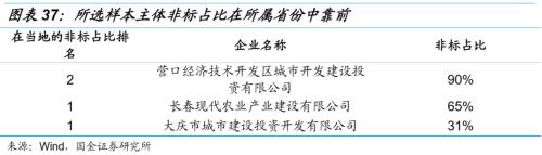 【国金固收】城投非标知多少?——东北篇