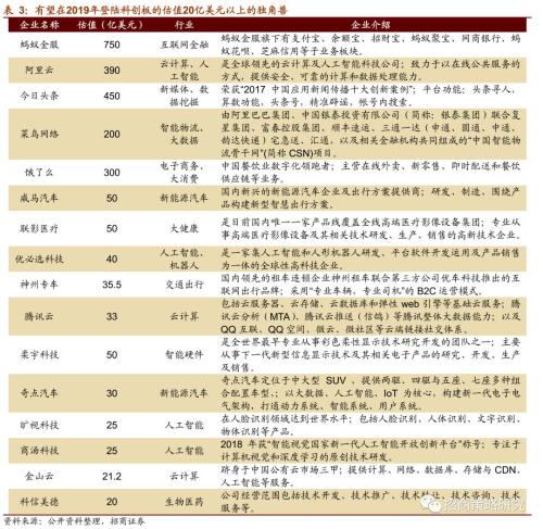【招商策略】科创板潜在上市标的和A股受益公司分析——科创板专题系列报告之一