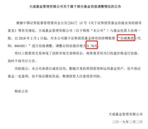 这只威彩平台连亏两年行将*ST,多家基金告急砍估值