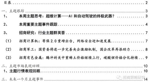 【招商策略】超维计算:AI和自动驾驶的终极武器——A股主题周观察(0521)