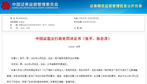 罚没2.65亿元！操纵45个账户获利6618.99万，证监会重罚配资公司操纵股价案