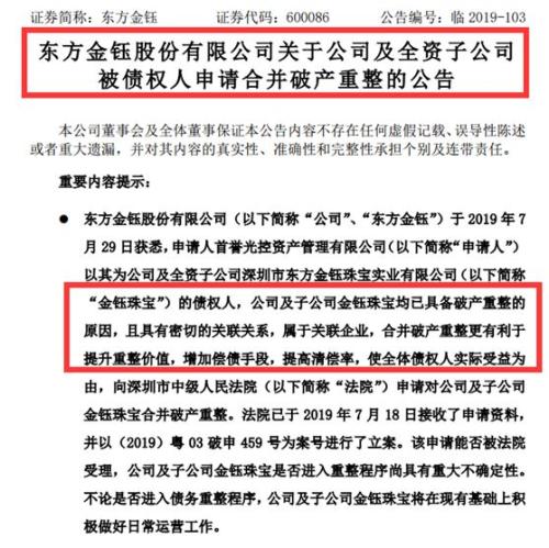 突发！市值50亿公司被基金子公司申请破产重整，九万股民要慌了？