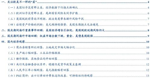 张瑜：国庆海外回顾 关注欧美不一样的“差
