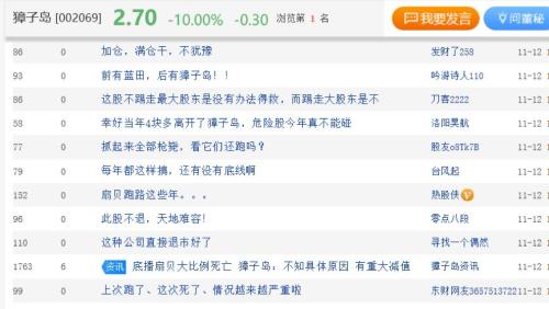 8万手封单跌停！獐子岛股价已跌去82%，公募几乎跑光，买方称“禁投”