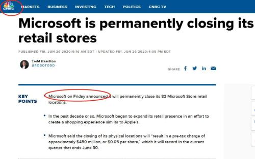 突发！10万亿微软宣布：永久性关闭全球实体店！网友：开不下去了吧…