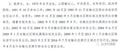 山西榆次农商行215亿总资产:净利润仅1507万,不良贷款率成谜