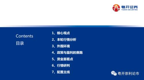 粤开策略|深度？主题：五年周期起点，长牛行情可期