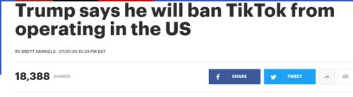 消息称字节跳动同意剥离TikTok美国业务