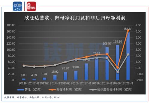 欣旺达2021年上半年非经常性损益构成