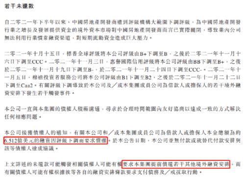 突发！千亿地产巨头出大事：触发交叉违约！