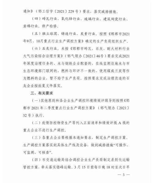 限产50%!河北一地再发钢企限产令!即日起至月底!