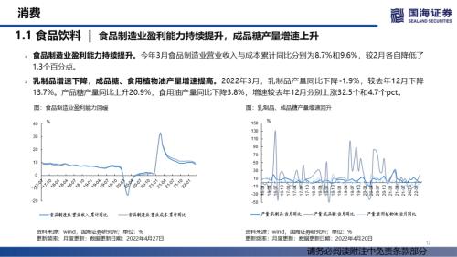 【国海策略】消费整体上行，成长持续分化——行业景气跟踪双周报系列（十四）