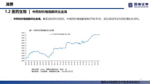 【国海策略】消费整体上行，成长持续分化——行业景气跟踪双周报系列（十四）