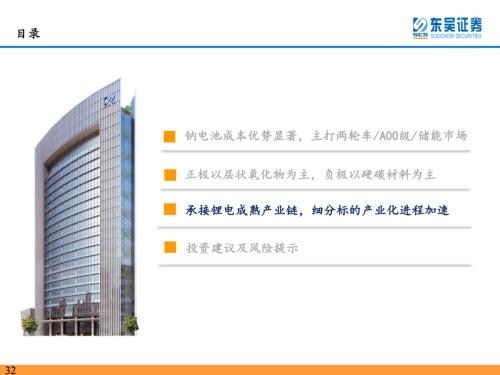 重磅深度！【东吴电新】钠电池技术进步明显，23年开始产业化元年——钠离子电池行业深度报告