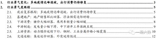 【国君策略 | 中观景气】多地疫情达峰退坡,出行消费仍待修复——行业景气度观察系列12月第4期