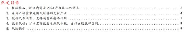 【华西策略】2023年扩内需的主要抓手:地产与汽车产业链