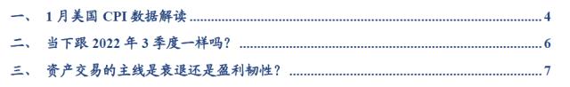 【华创宏观·张瑜团队】当下跟2022年3季度一样吗?——1月美国CPI数据点评