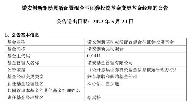 蔡嵩松，离任这基金！深夜突发：3家被终止上市！