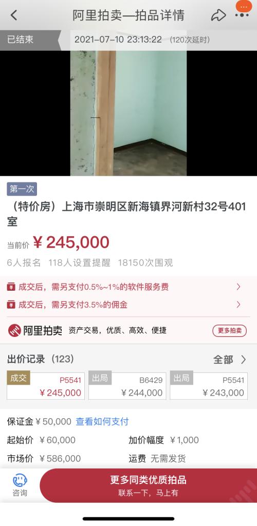 罕见！上海一套住宅成交价仅为每平方米5500元 多套法拍房每平方米不足万元 - Vimarsana News